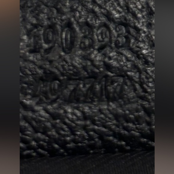 Authentic Gucci Black Canvas Monogram Pouchette Small Bag - Picture 9 of 9